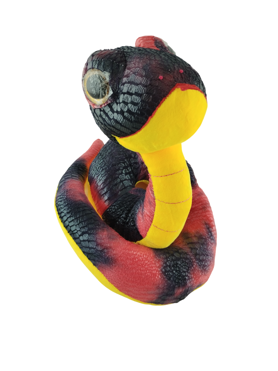 М'яка іграшка Змія символ 2025 28 см Чорно-червоний (000057) - фото 2