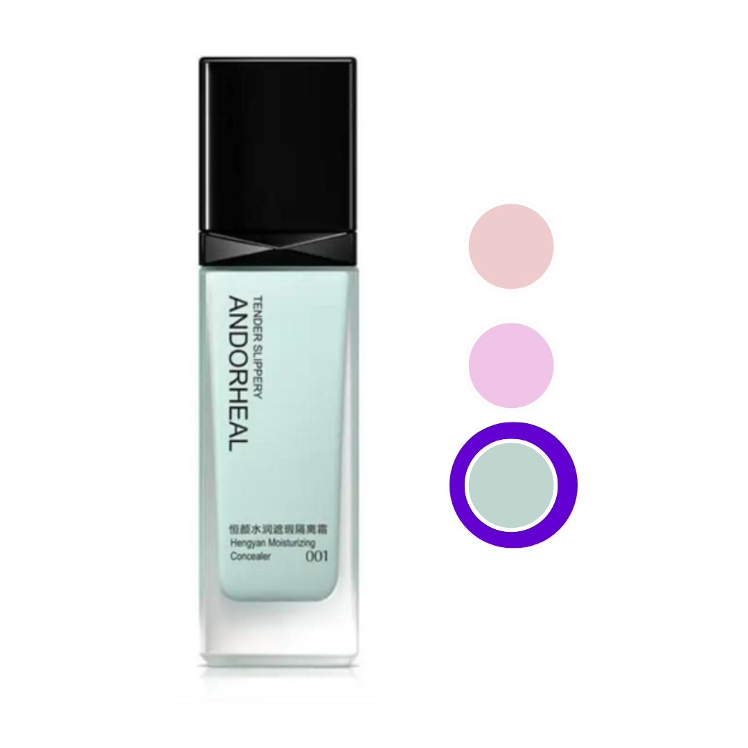 Консилер для обличчя Andorheal Hengyan Moisturizing Concealer 30 мл Зелений (27303106) - фото 2 Консилер для обличчя Andorheal Hengyan Moisturizing Concealer 30 мл Зелений (27303106) - фото 2