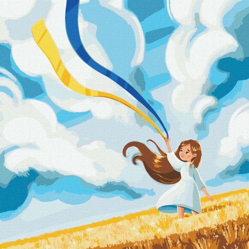 Картина по номерам Идейка Поле 40x40 см (KHO4939)