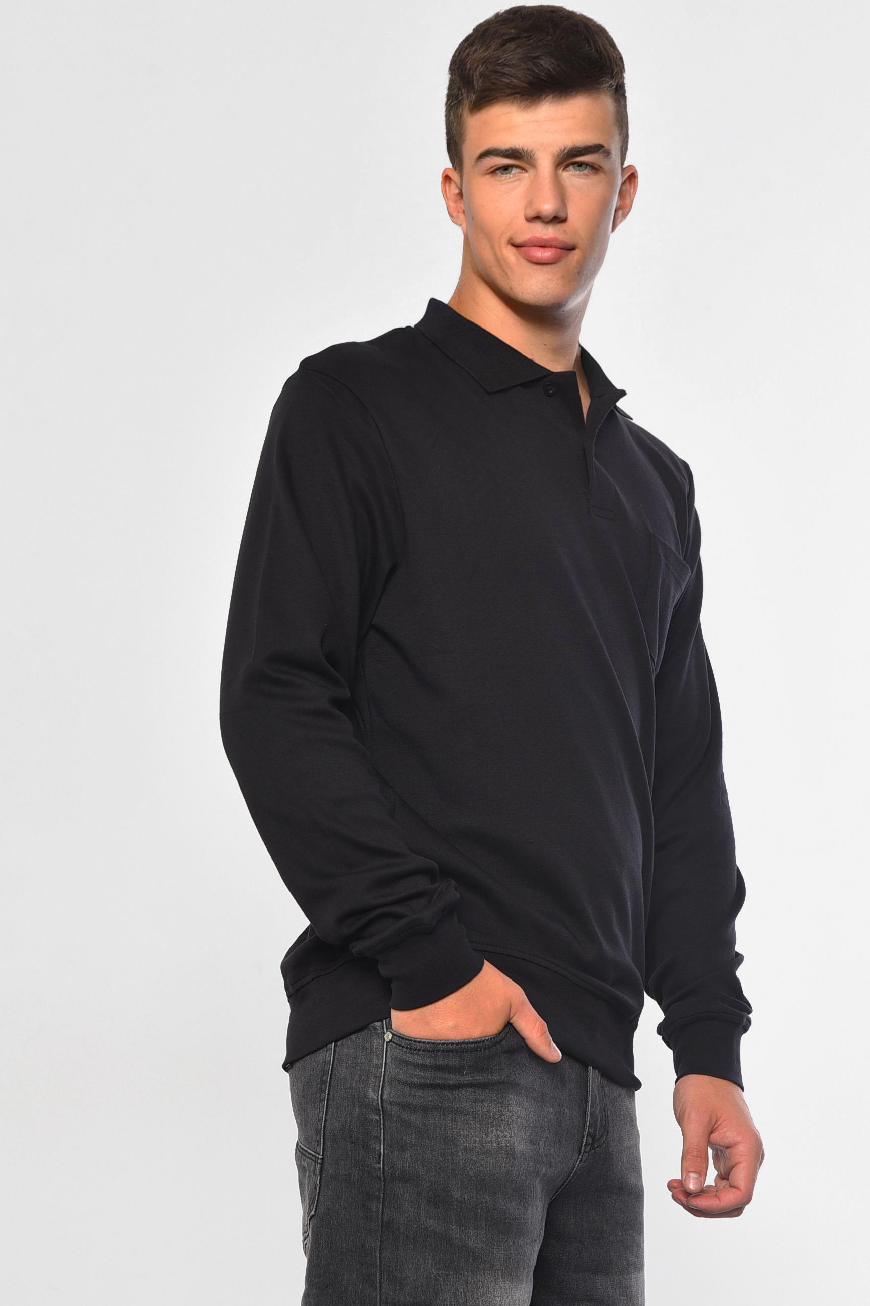 Кофта чоловіча XL Чорний (182332) - фото 2 Кофта чоловіча XL Чорний (182332) - фото 2