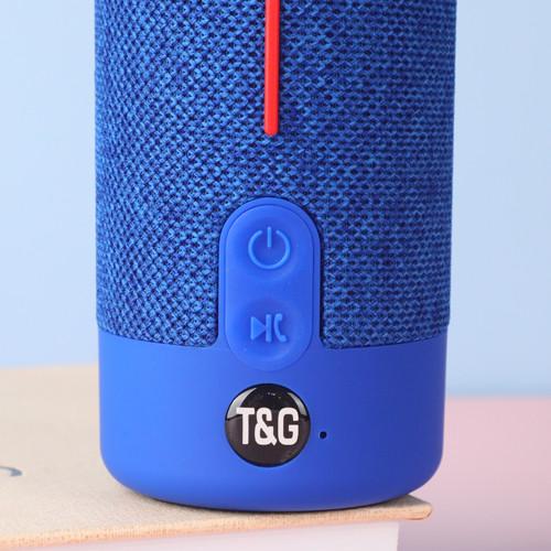 Колонка портативная Bluetooth TG619C Blue (2074010196) - фото 7