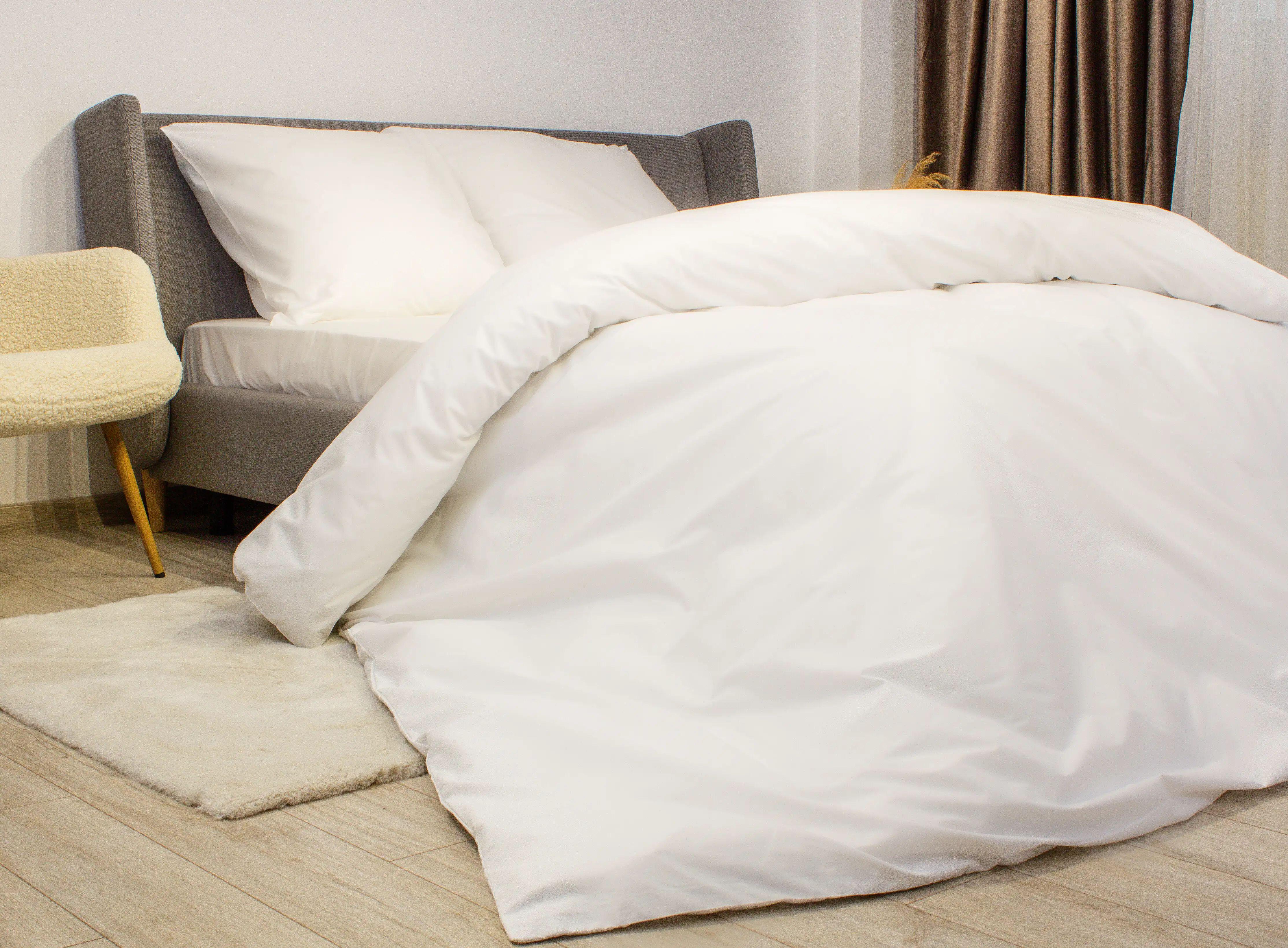 Комплект постільної білизни гіпоалергенний ТЕП Optical White 115 г/кв. м євро з наволочками 70x70 см Білий (13070200215)