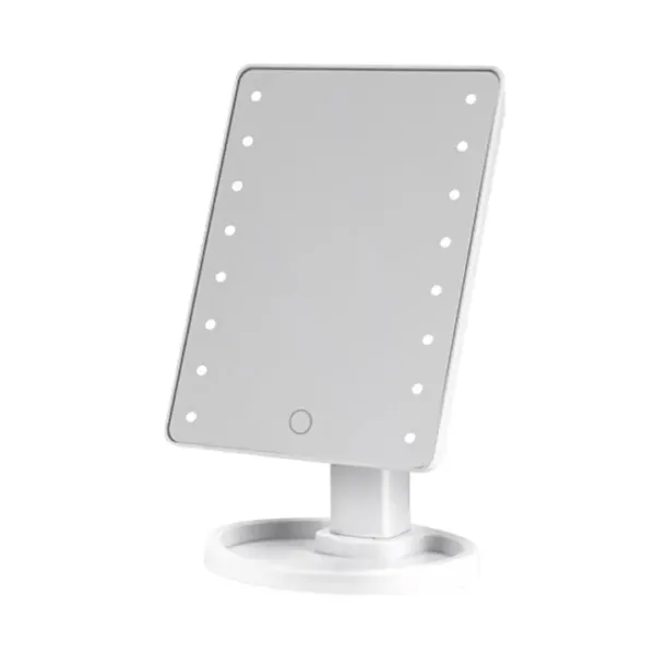 Косметичне дзеркало з LED-підсвіткою 16 світлодіодів Білий (29901362)