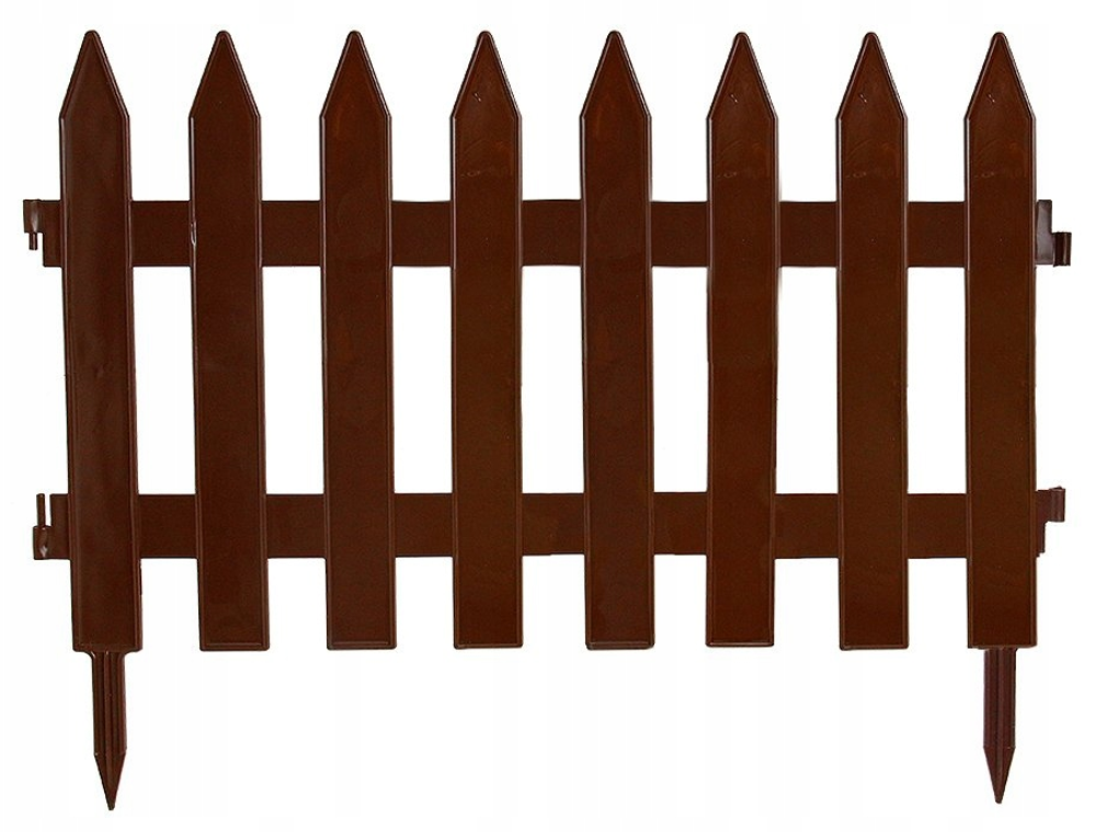 Забор садовый Prosperplast Garden Classic 3,2 м Коричневый (IPLSU-R222) - фото 1