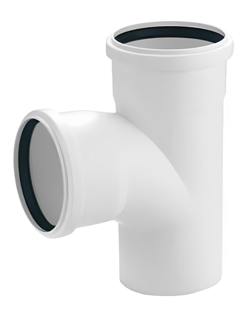 Трійник каналізаційний REHAU Raupiano Plus 50-50 мм-87° (ERC-121254001)