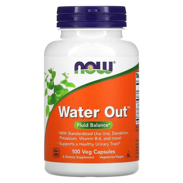 Урологічний препарат NOW Foods Water Out 100 Veg Caps