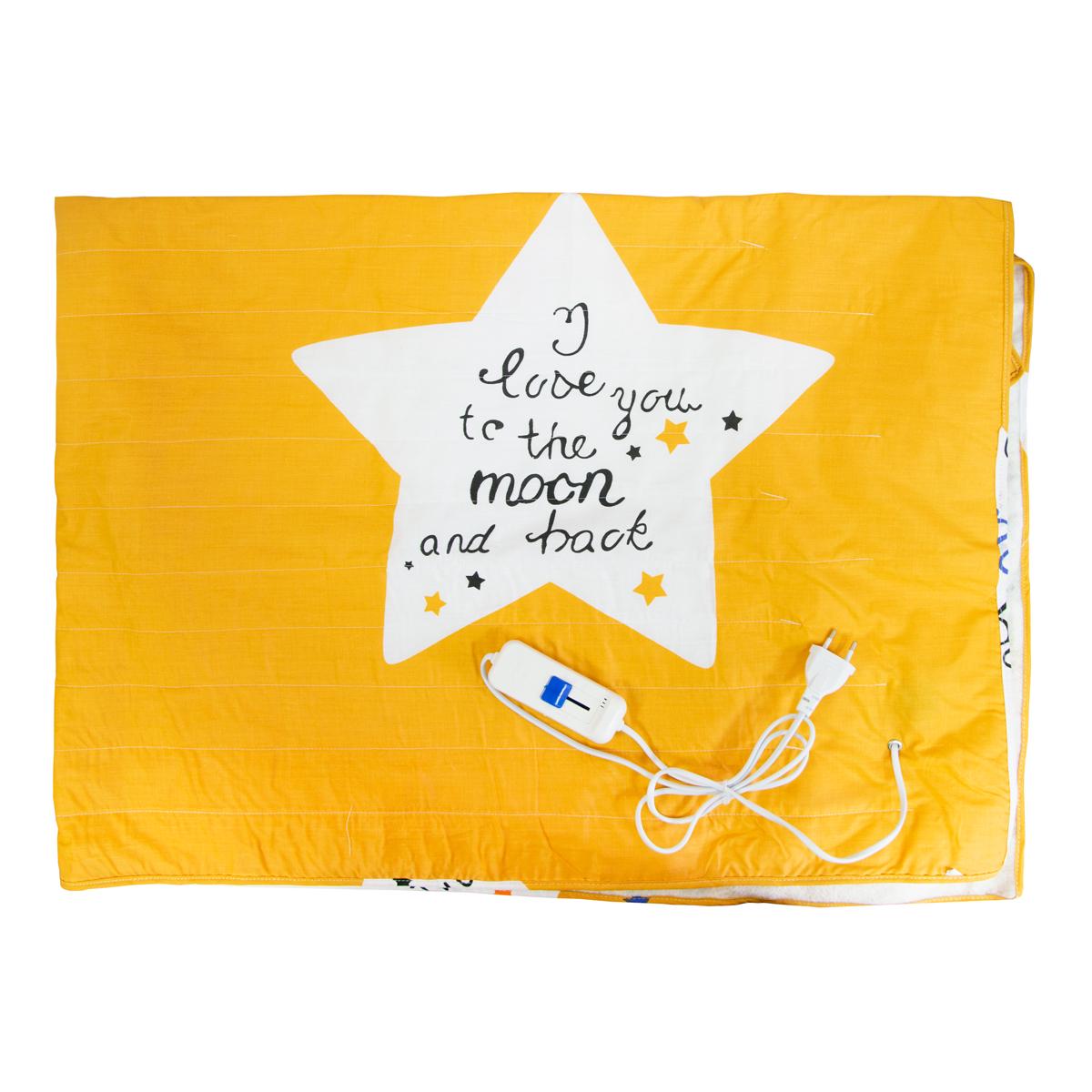 Электропростынь Трио-СамеТо 02101 150x80 см Оранжевый с белыми звездами (1009563-Other) Электропростынь Трио-СамеТо 02101 150x80 см Оранжевый с белыми звездами (1009563-Other)