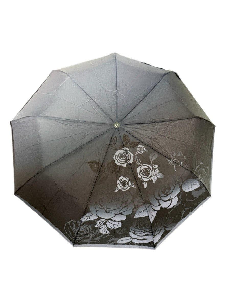 Парасолька жіноча напівавтоматична Срібний дощ 9 спиць Чорний (6025/4) - фото 2 Парасолька жіноча напівавтоматична Срібний дощ 9 спиць Чорний (6025/4) - фото 2