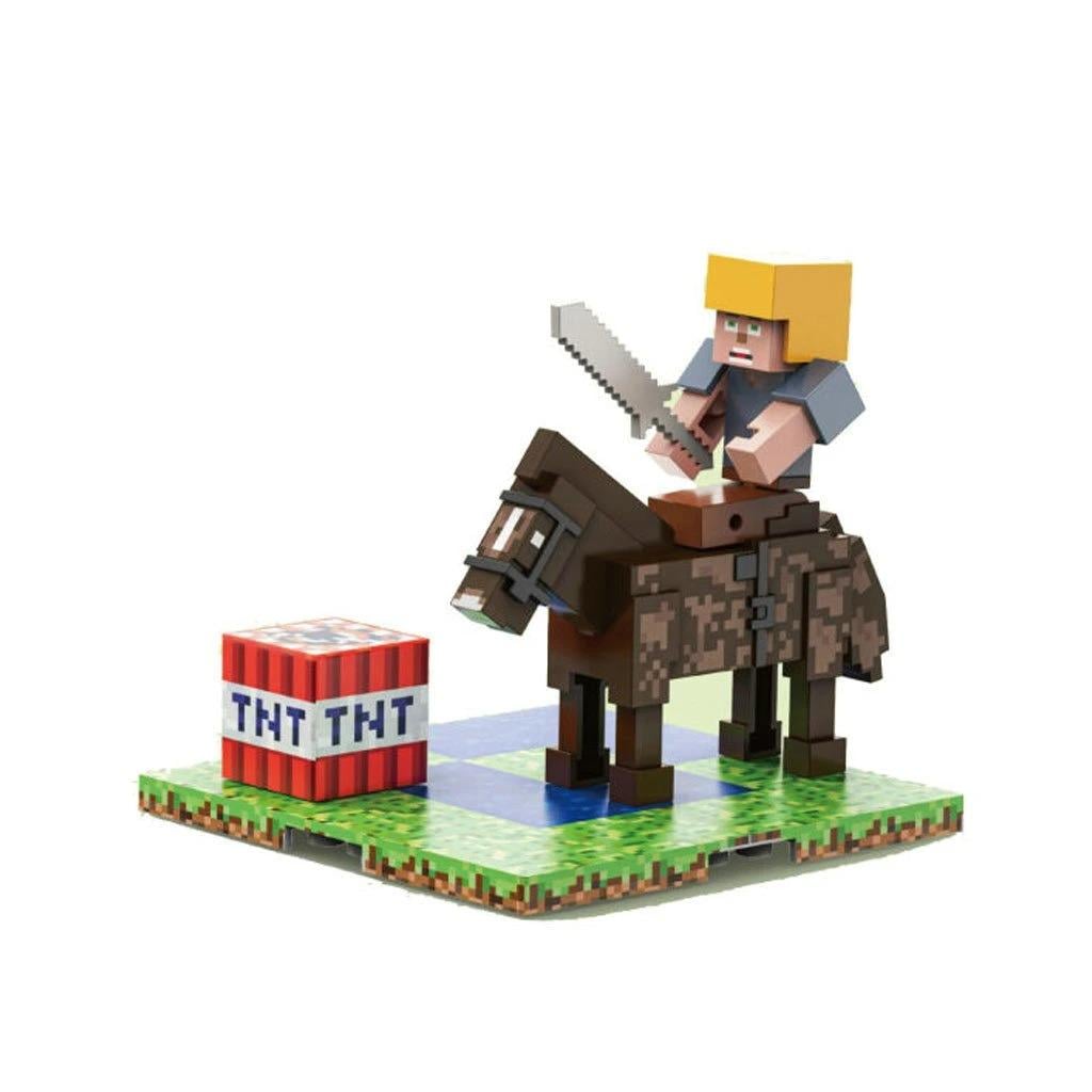 Конструктор магнитный Minecraft TNT Magnet World Стив Лошадь (N-083) Конструктор магнитный Minecraft TNT Magnet World Стив Лошадь (N-083)