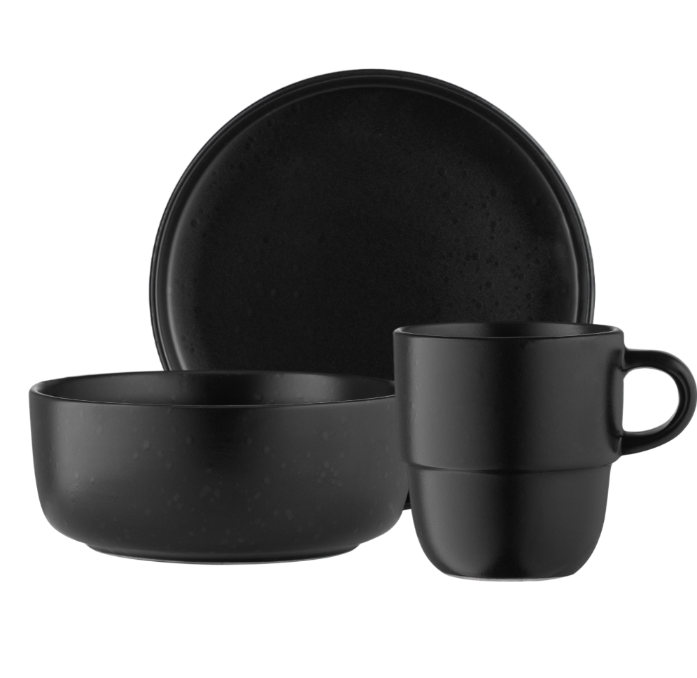 Набор для завтрака тарелка/пиала для каши и чашка 390 мл (12432)