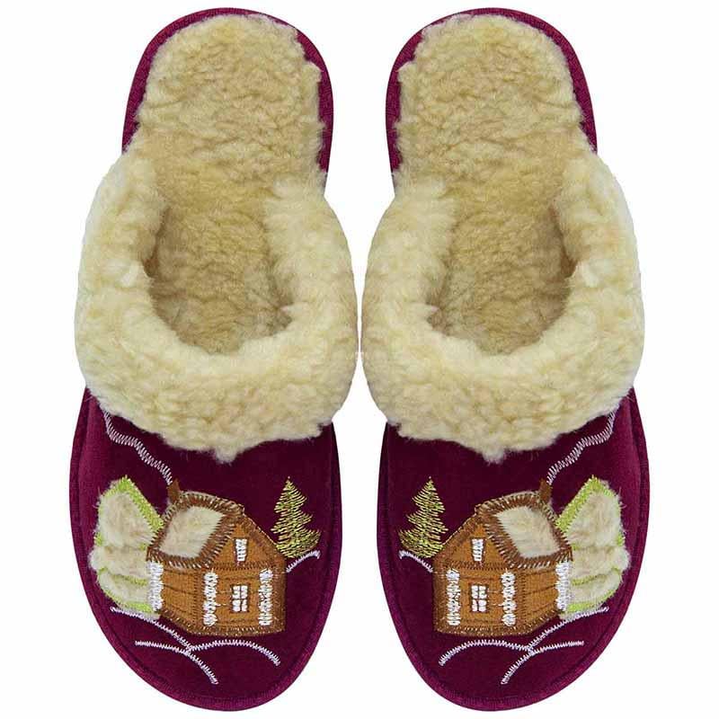Тапочки жіночі Белста будиночок р. 38 Бордовий (4100625_38)