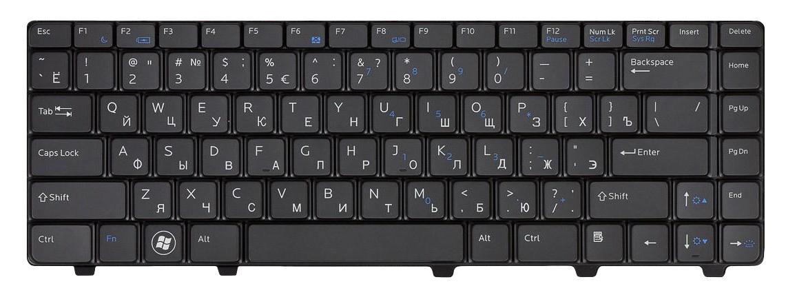 Клавиатура для ноутбука Dell Vostro 3300 3400 3500 Black Light Клавиатура для ноутбука Dell Vostro 3300 3400 3500 Black Light