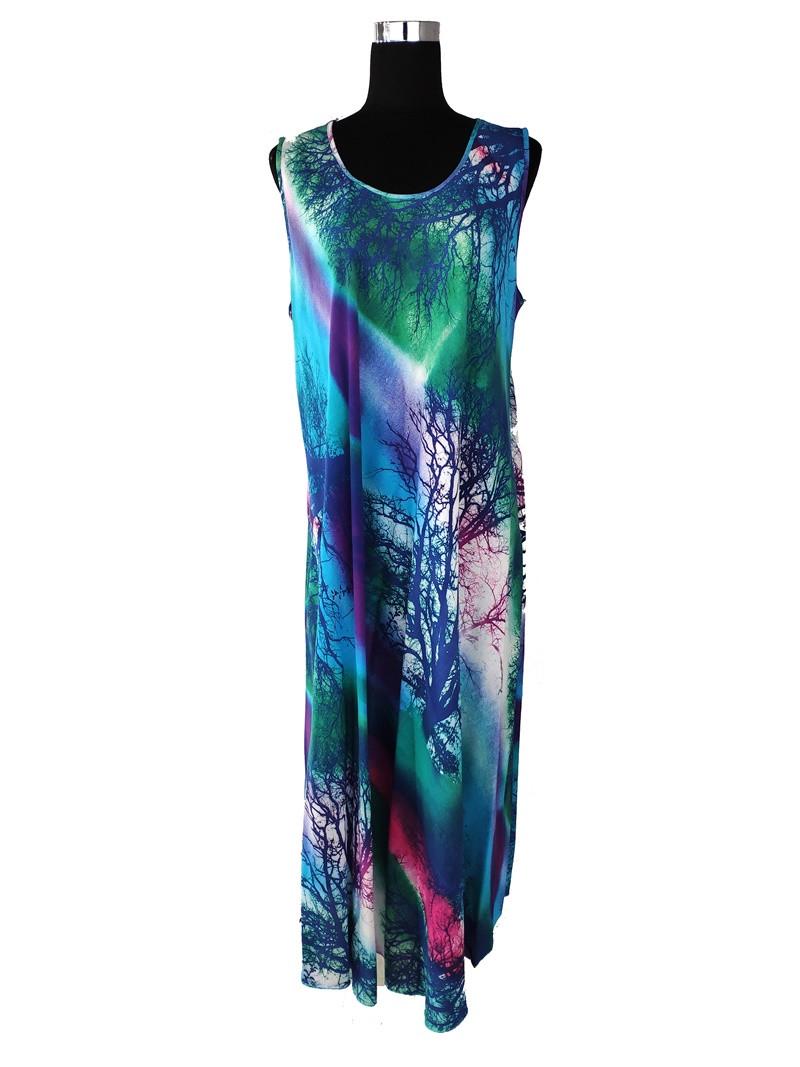 Сарафан длинный клеш универсальный р. 54-60 (C1883)