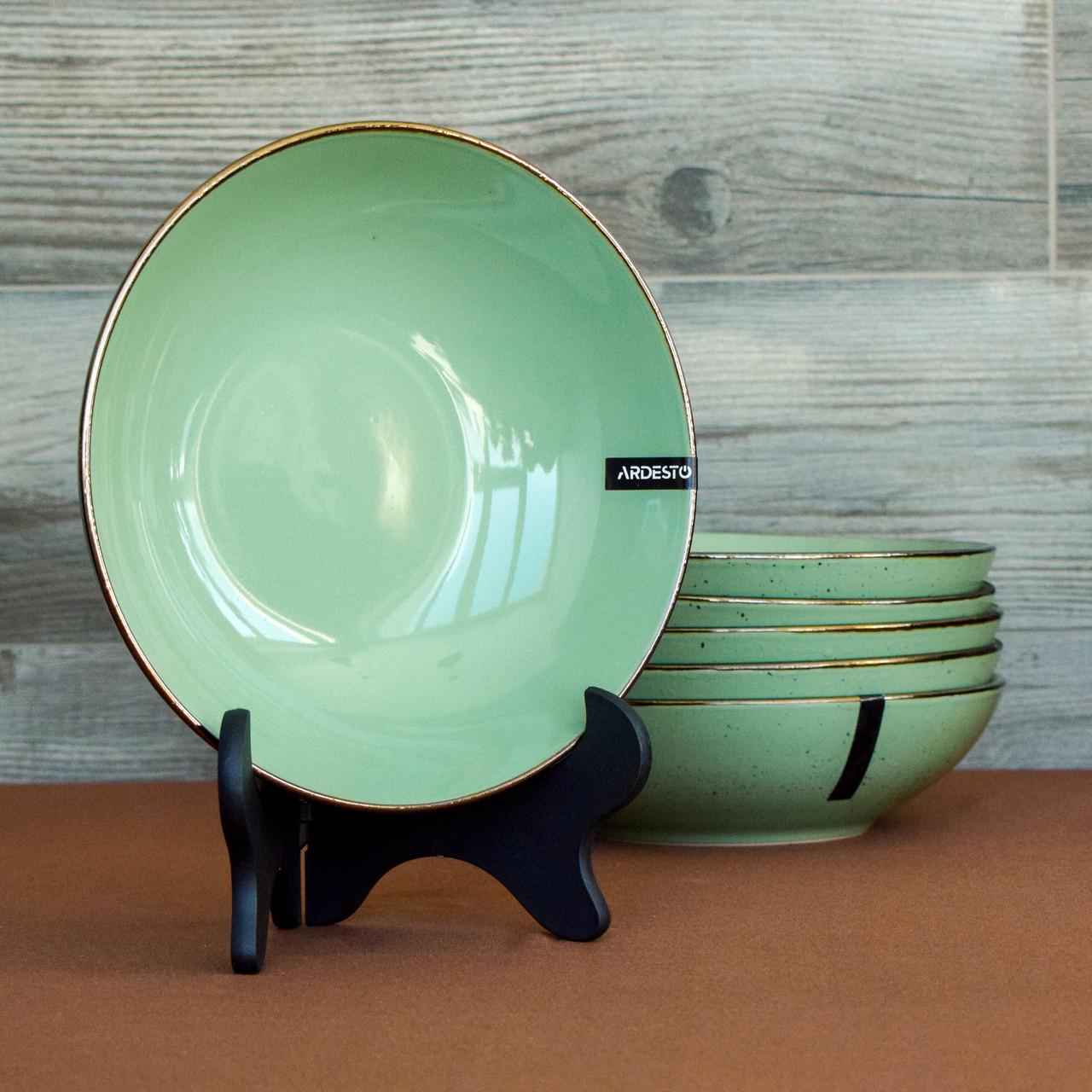 Сервиз Ardesto bagheria Pastel green 20 пр. - фото 6 Сервиз Ardesto bagheria Pastel green 20 пр. - фото 6