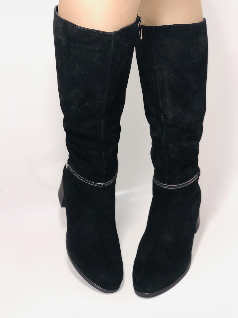 Сапоги женские зимние Polann р. 37 24,0 см Черный (2414) - фото 6