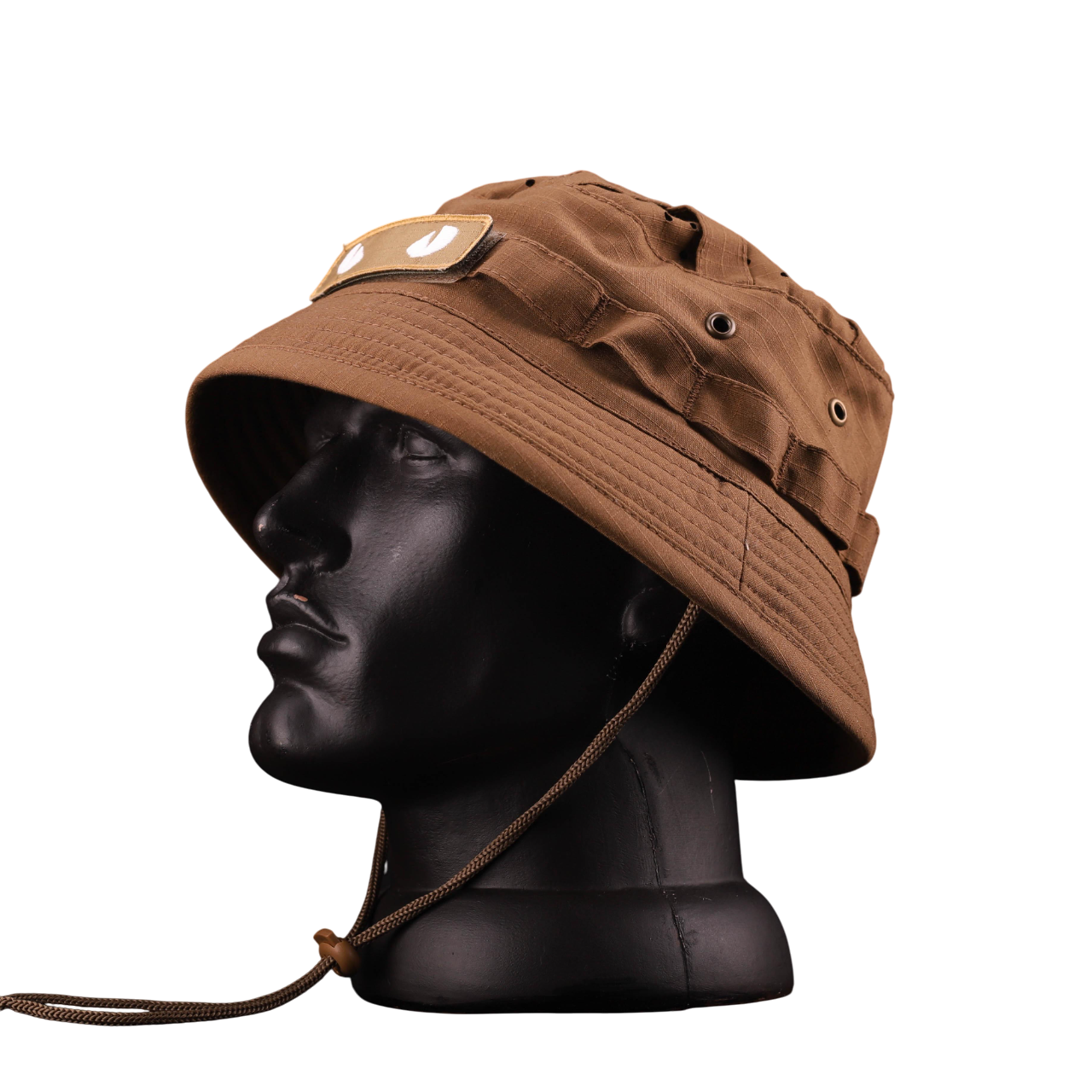 Панама военная рип-стоп FCT Design перфорация с фиксатором велкро р. 58 Койот