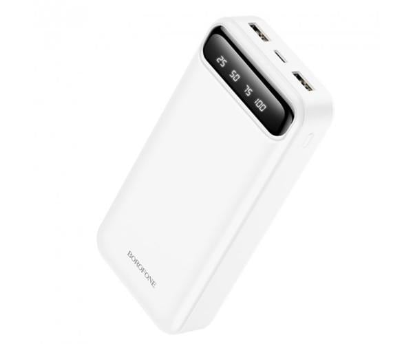Повербанк Borofone BJ14A Freeway 20000 mAh White (25844) Повербанк Borofone BJ14A Freeway 20000 mAh White (25844)