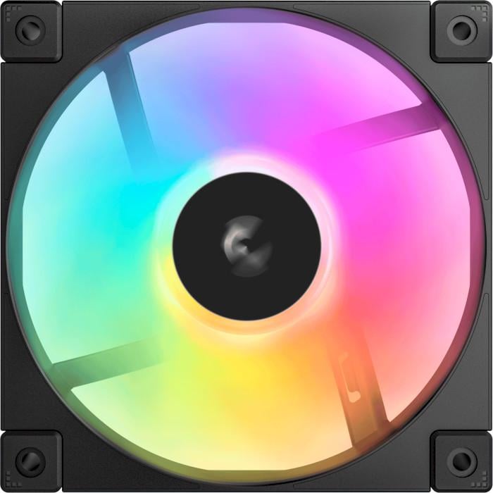 Кулер для PC DeepCool FD12 ARGB Black R-FD12-BKAPN1-G 400-2050 об/хв PWM гідродинамічний підшипник 120x120x25 мм Чорний (623011)