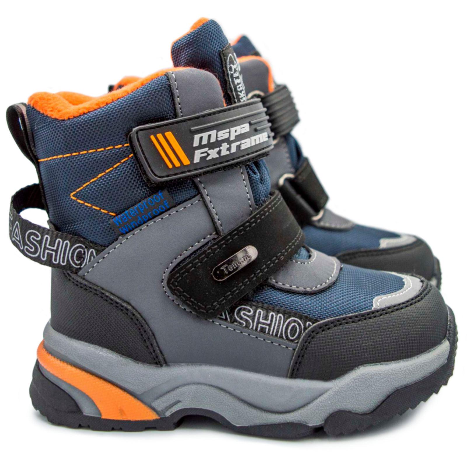 Сапоги детские зимние для мальчика TOM.M MV-1368 р. 22 Серый Сапоги детские зимние для мальчика TOM.M MV-1368 р. 22 Серый