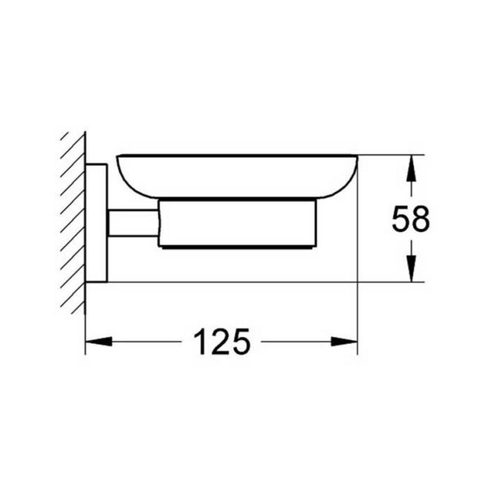 Мыльница Grohe Essentials 40444001 - фото 2