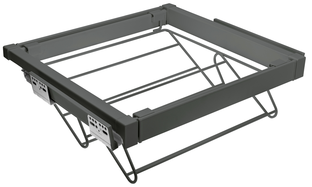 Полка для обуви GTV ELITE 600 мм с дотягом Графитовый (WG-POBUW60-60)