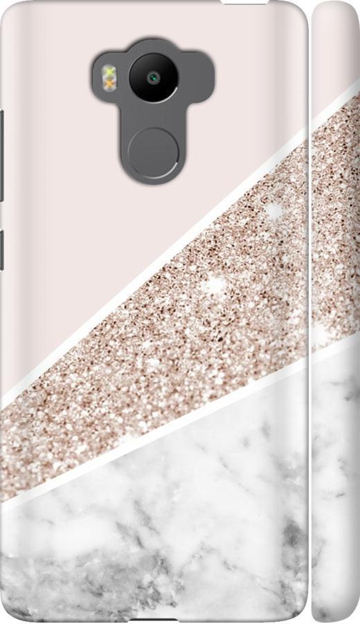 Чехол на Xiaomi Redmi 4 Prime Пастельный мрамор (4342m-437-42517)