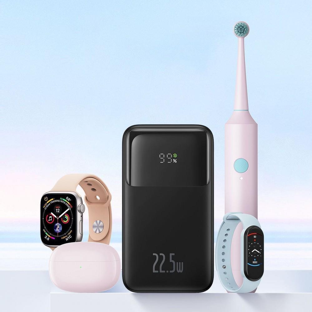 Повербанк BASEUS PPBD040101 Display Fast Charge Power Bank 10000 mAh Черный (32373-01_1041) - фото 10 Повербанк BASEUS PPBD040101 Display Fast Charge Power Bank 10000 mAh Черный (32373-01_1041) - фото 10