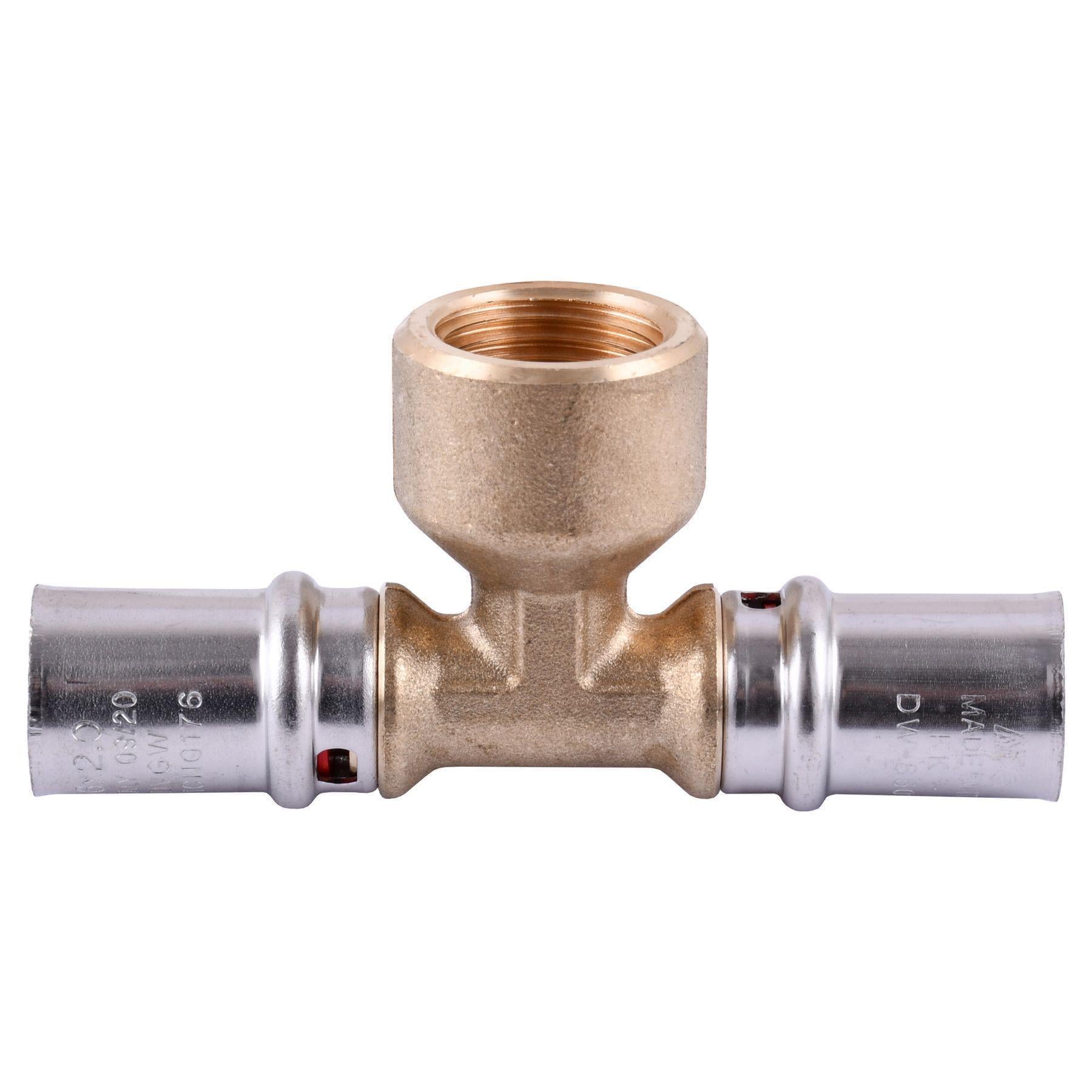Трійник з внутрішньою різьбою прес APE ITALY AP 132 16х1/2" 16 мм (000001727)