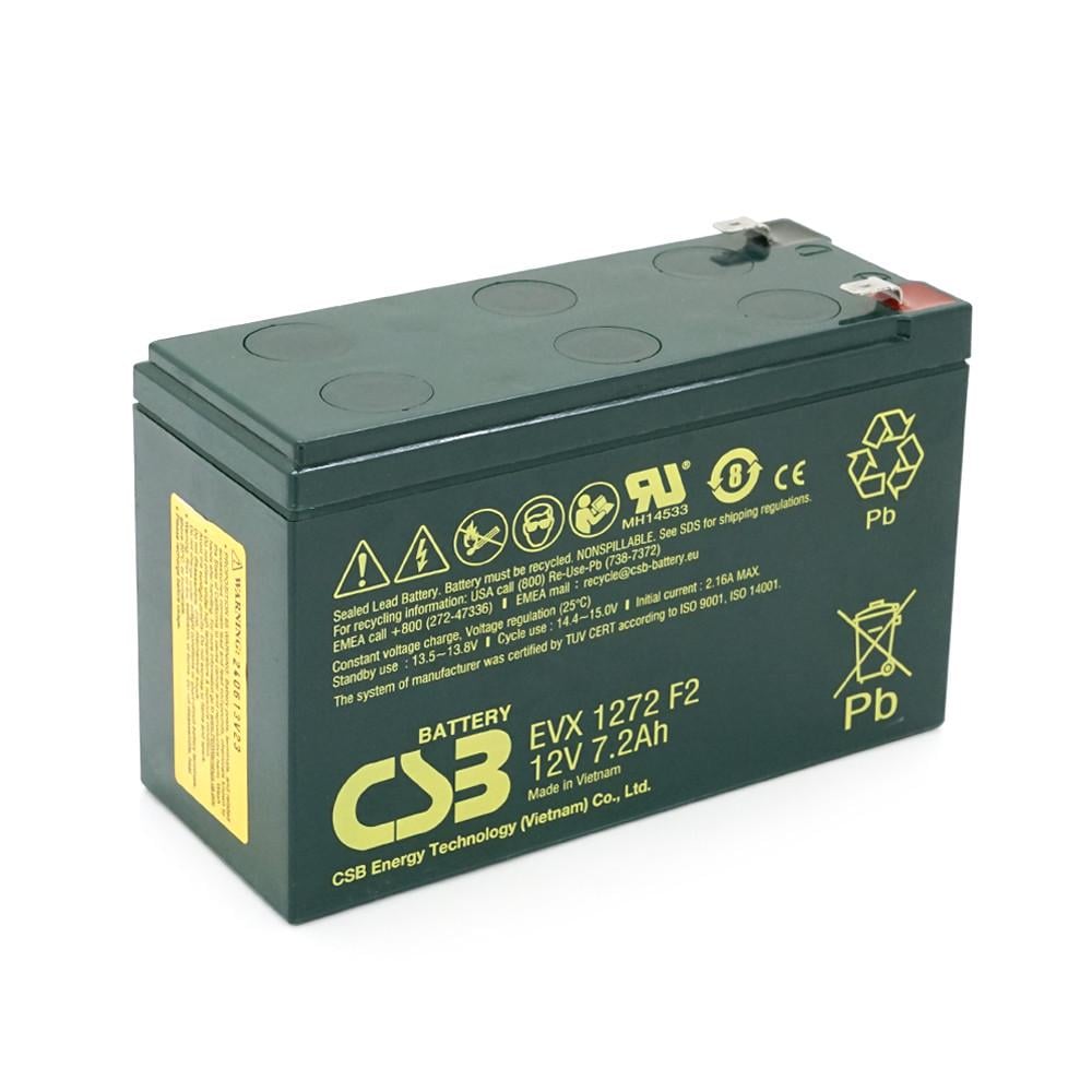 Батарея аккумуляторная CSB EVX1272 12V 7,2Ah