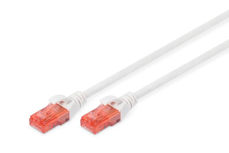 Патч-корд Digitus DK-1617-010/WH CAT 6 UTP/AWG/Cu/LSZH 1 м Білий (10826775)