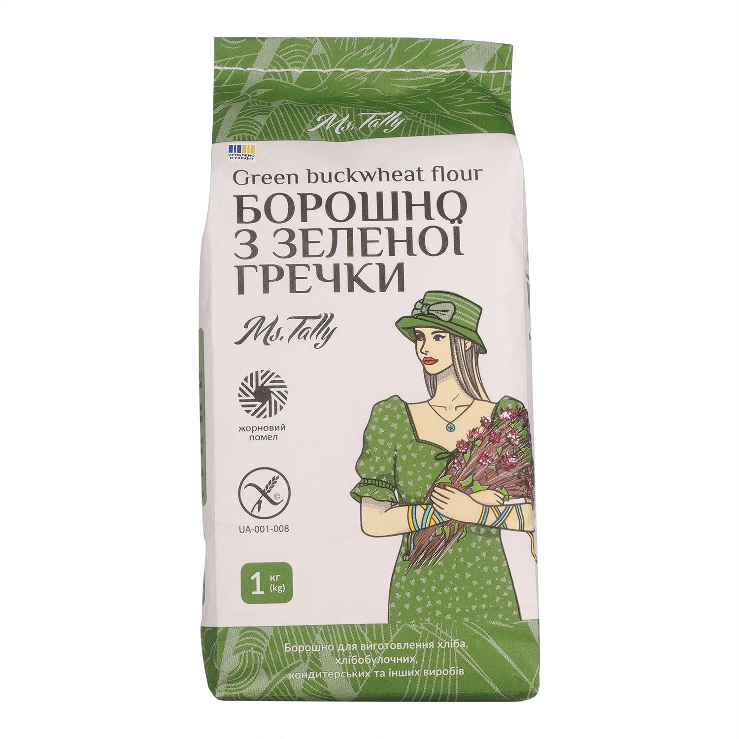 Мука из зеленой гречки Ms.Tally 1 кг (4820216950076)