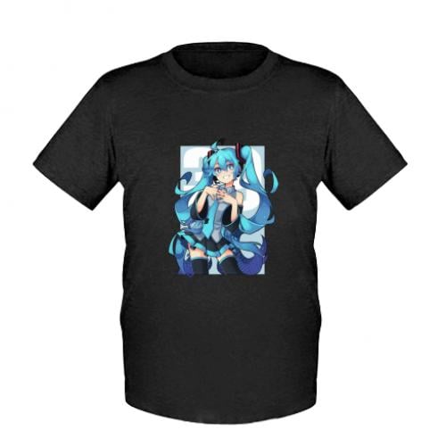 Футболка детская Hatsune Miku art 116 см Черный (12480596-2-179941-XS)