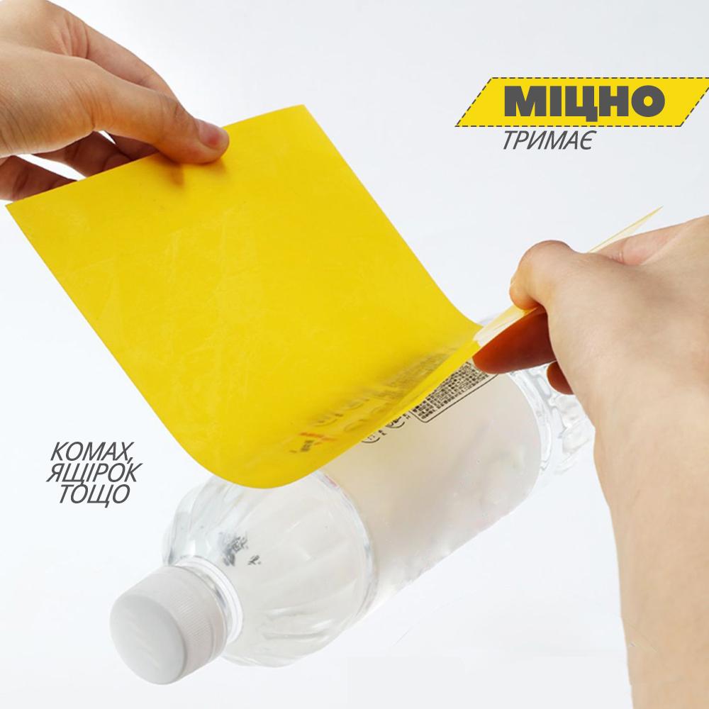 Ловушки клеевые многоразовые для защиты растений от кладки/насекомых 10 л. 20х10 см (LOVKOM-YLW-1326) - фото 5 Ловушки клеевые многоразовые для защиты растений от кладки/насекомых 10 л. 20х10 см (LOVKOM-YLW-1326) - фото 5