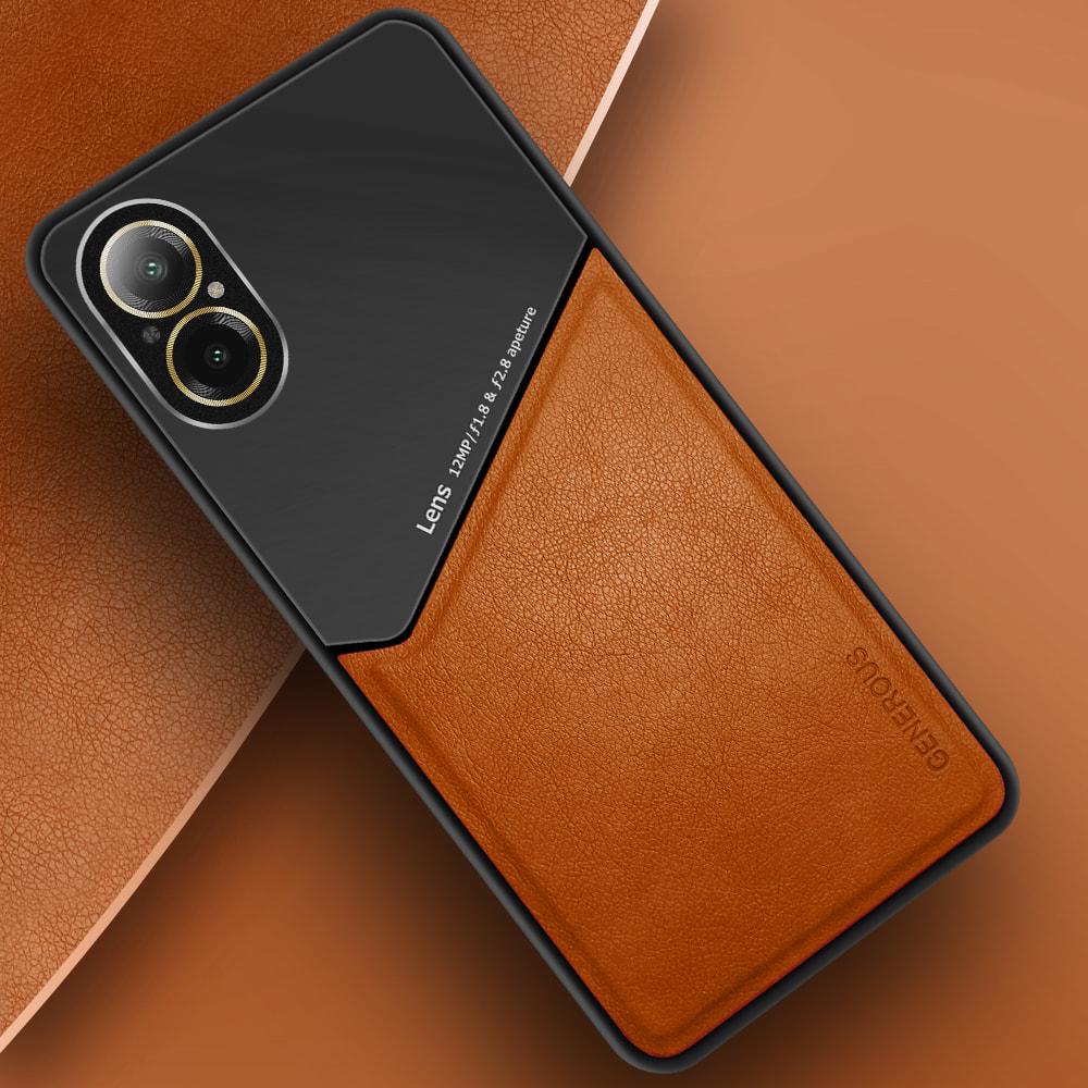 Комбинированный чехол Generous Realme C67 Orange (36190-2C)