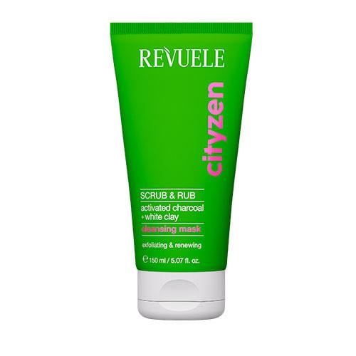 Маска для обличчя очищувальна Revuele Cityzen Scrub & Rub з активованим вугіллям 150 мл