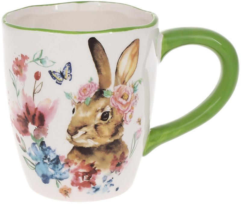 Набор чашек Живопись Заяц керамика 400 мл 2 шт.