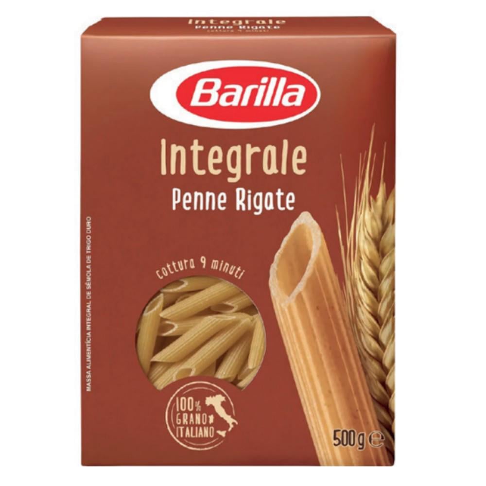 Паста цільнозернова Barilla Integrale Penne Rigate з висівками