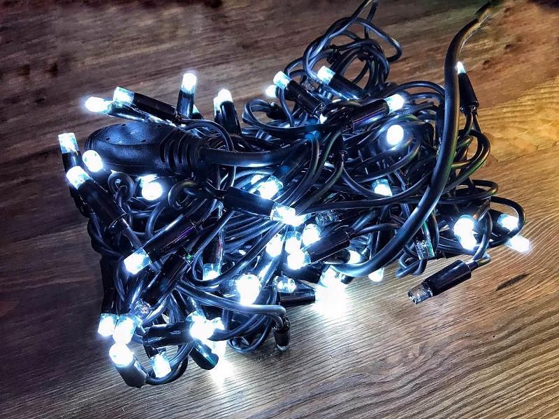 Гирлянда-бахрома уличная Xmas 7404 Short curtain W-2 10х1,5 м с соединителем Белый (f290b879)