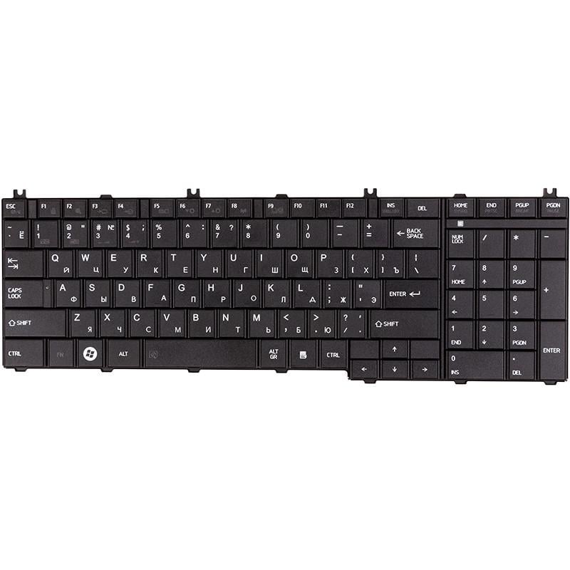 Клавиатура Power для ноутбука TOSHIBA Satellite C650 L650 черный фрейм Черный
