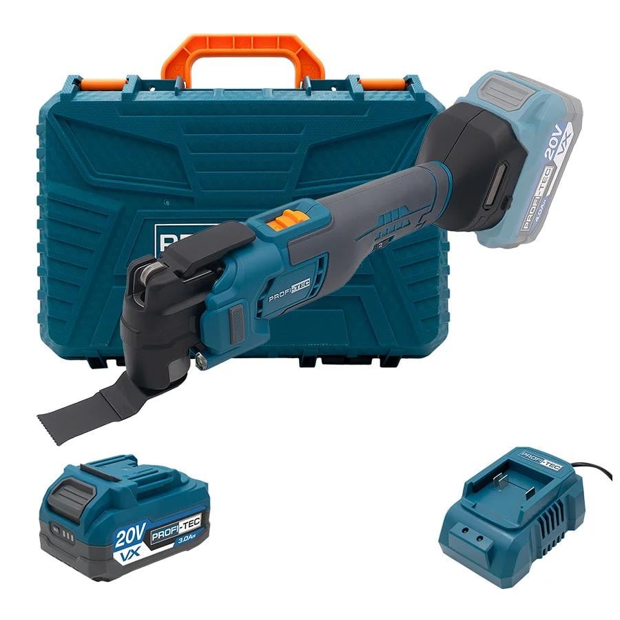Мультитул аккумуляторный PROFI-TEC PCM430 20 В 1х3 Ач/кейс/насадки/зарядное устройство (LO-06548)