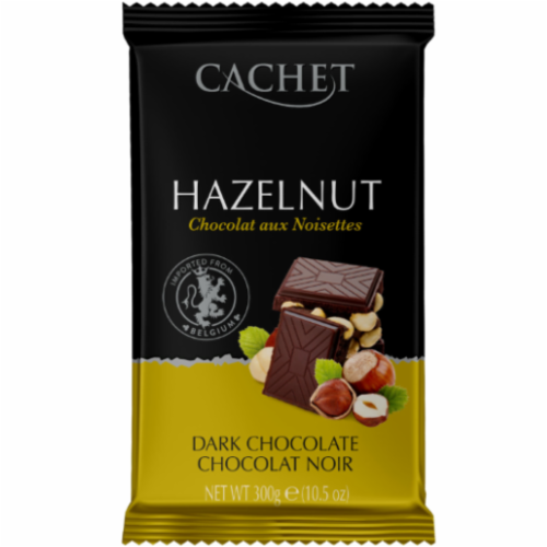 Шоколад черный Cachet Hazelnut 21649 300 г (31982418)