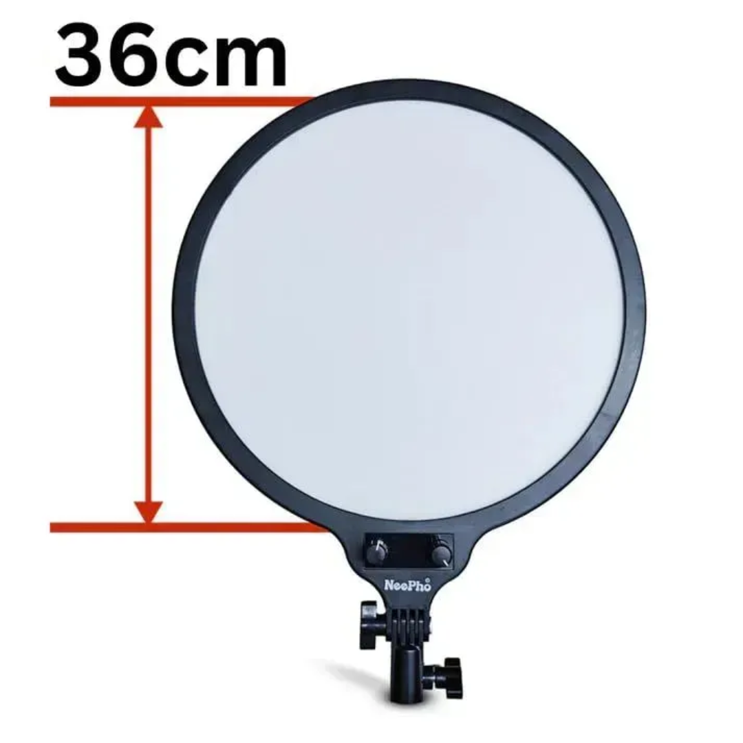 LED-лампа студийная NeePho постоянный свет с регулировкой температуры и яркости 36 см (NP-36) - фото 6