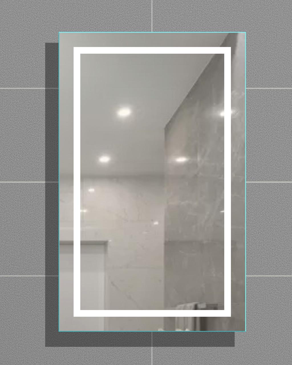 Зеркало для ванной комнаты AVT с LED подсветкой 500х800 мм (avt-С-12)