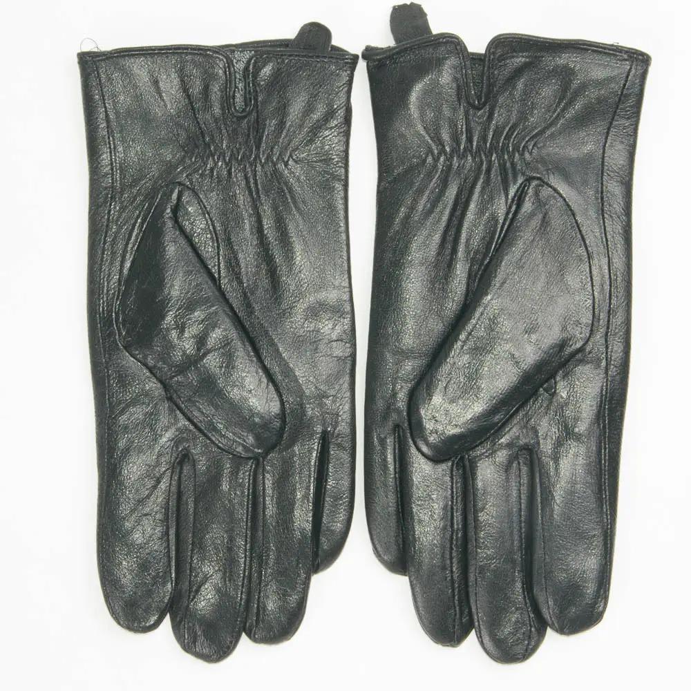 Рукавички чоловічі шкіряні з махровою підкладкою S (№M4-1) - фото 2 Рукавички чоловічі шкіряні з махровою підкладкою S (№M4-1) - фото 2