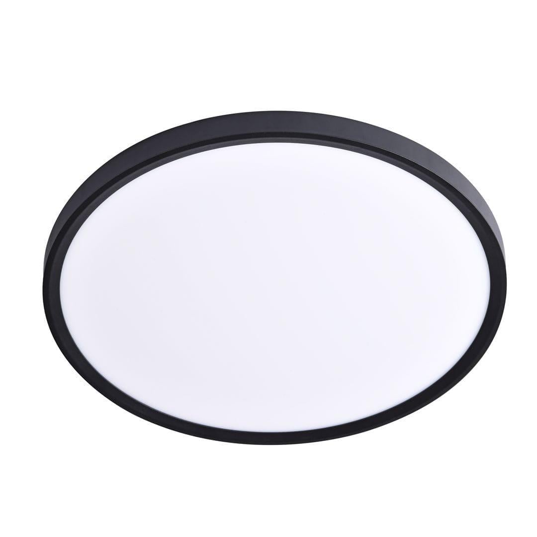 Світильник стельовий TK Lighting 18280 Velis LED 1x24W 3000K/4000K/5500K 1100Lm IP54 Чорний (36321790)