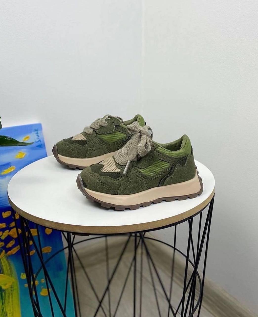 Кроссовки детские р. 30 Хаки (104)