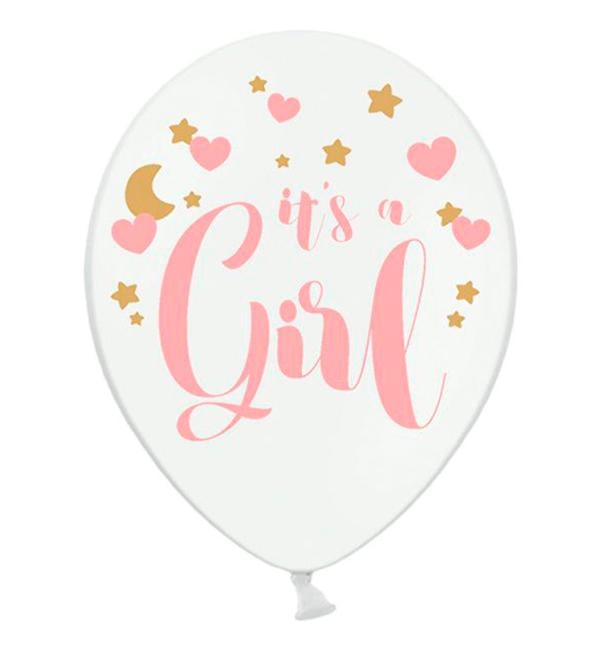 Воздушные шарики It's a girl 5 шт. 30 см