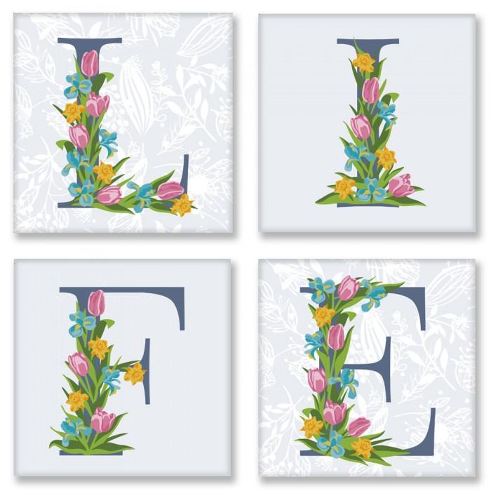 Картина за номерами Ідейка "Life Прованс" 18x18 см (CH119)