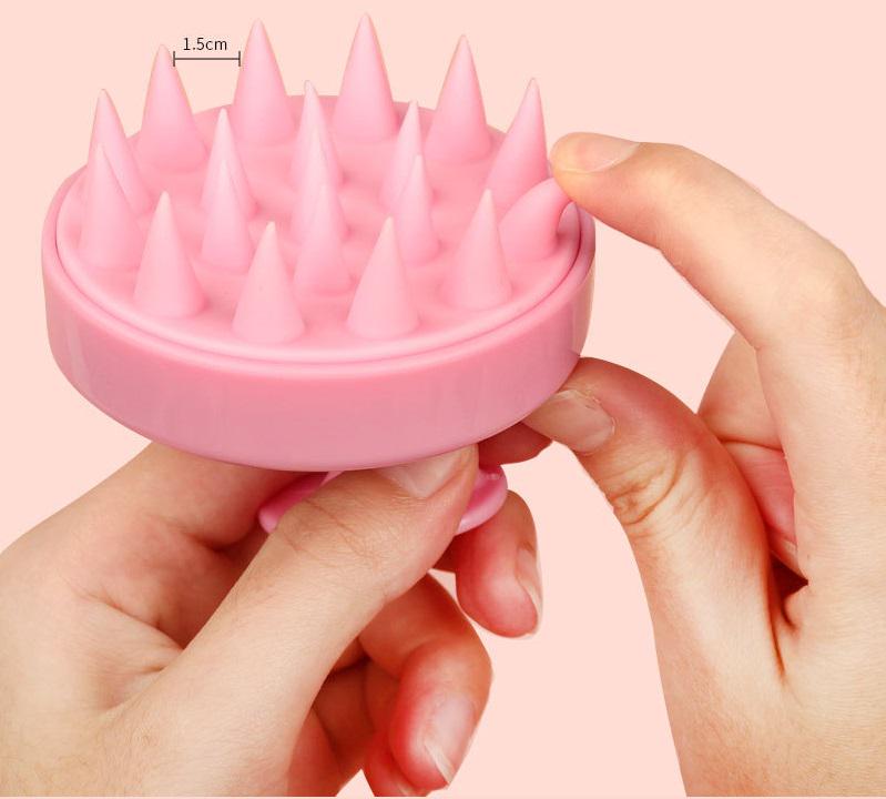 Щетка для головы и мытья волос силиконовая массажная Черный - фото 8 Щетка для головы и мытья волос силиконовая массажная Черный - фото 8