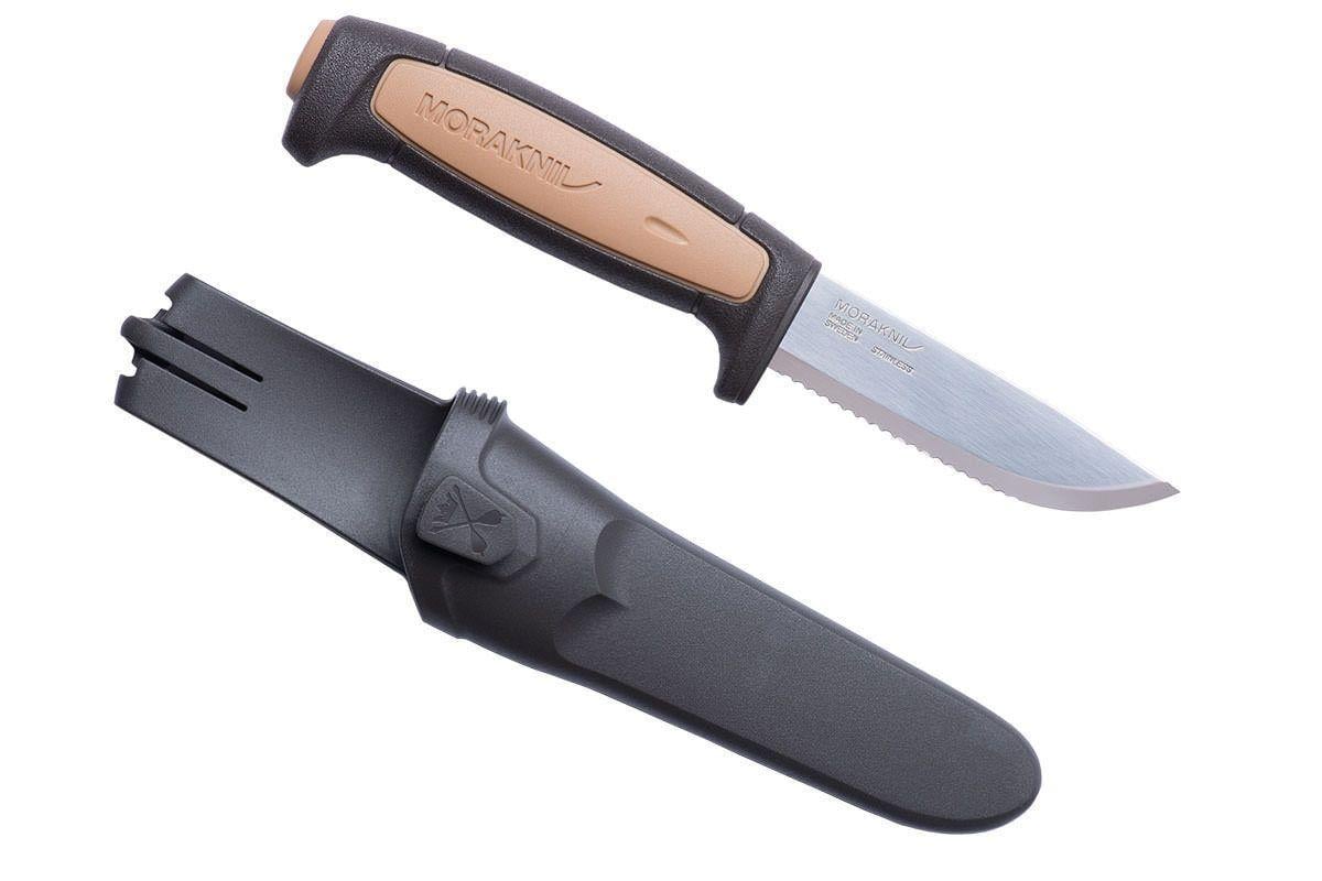 Туристический нож Morakniv Pro Rope SRT 91 мм с чехлом Черный с коричневым (1797750467) Туристический нож Morakniv Pro Rope SRT 91 мм с чехлом Черный с коричневым (1797750467)